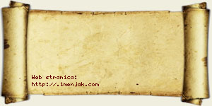 Emilija Dedijer vizit kartica